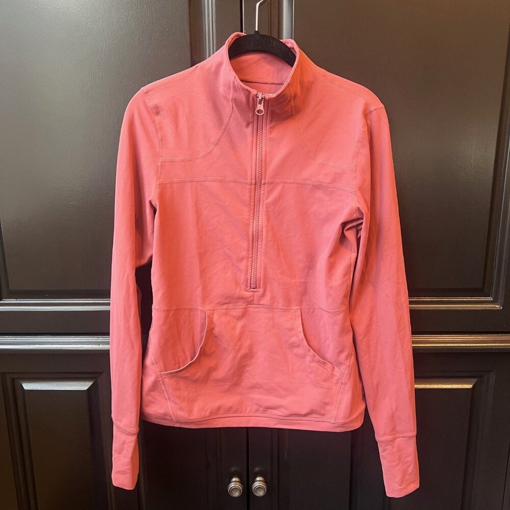 Zyia Active Kangaroo Pocket 1/2 Zip Pullover - Size Small